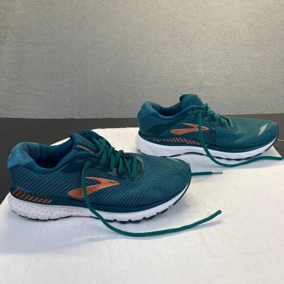 Brooks Adrenaline GTS 20 - Womens Running Shoes Size 10 Green / Emerald / Copper - Picture 1 of 11
